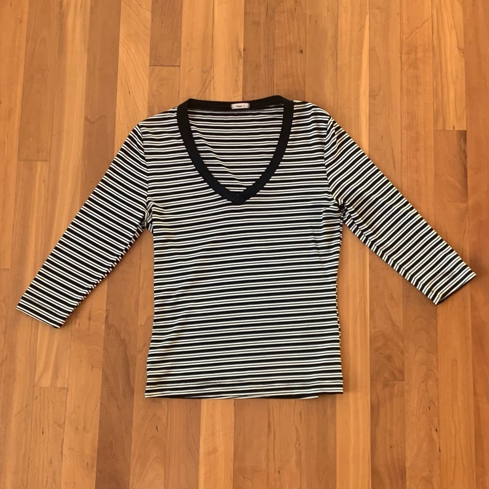 Vintage Maggie S. Striped Tee - Picture 8 of 8